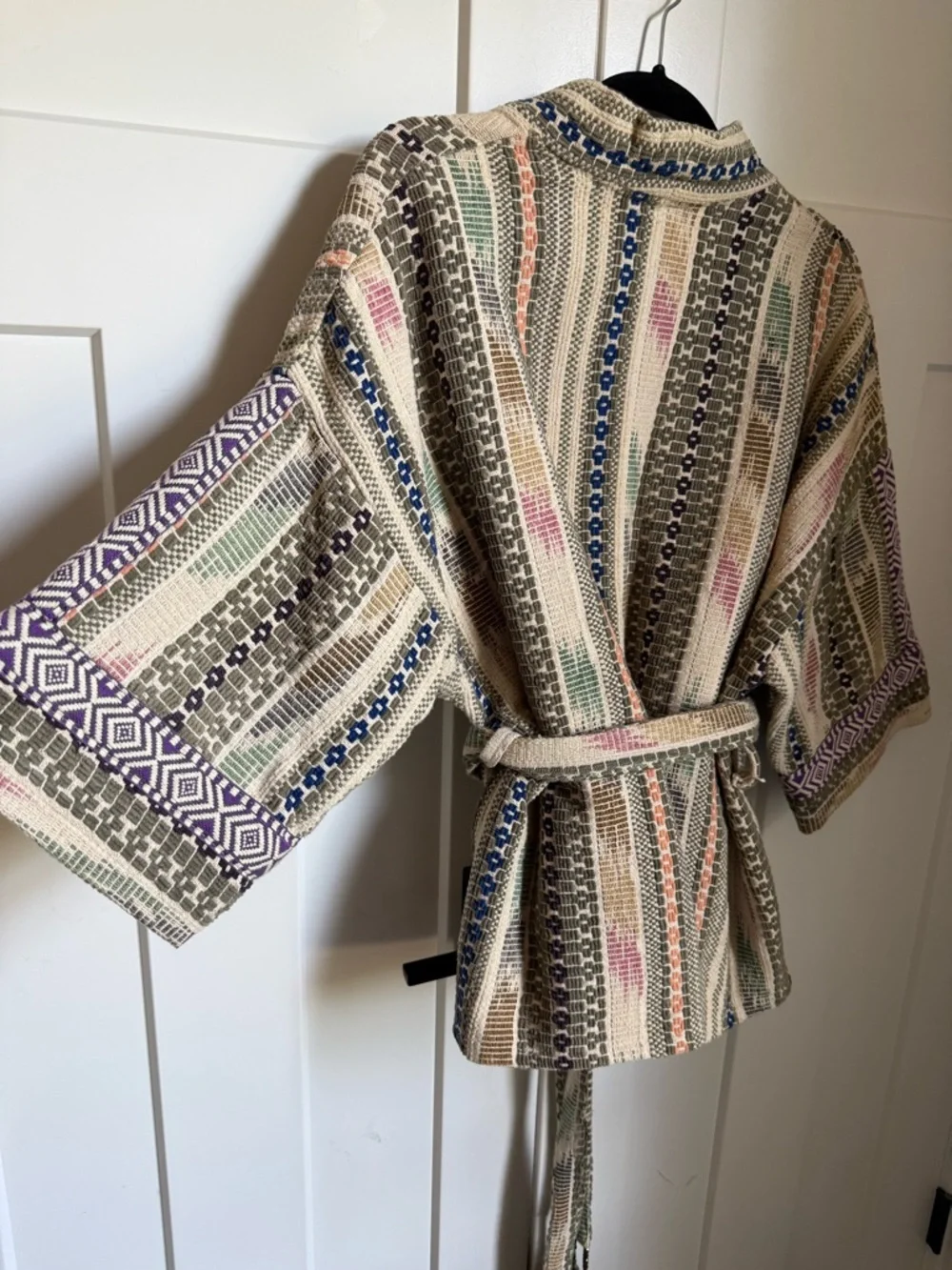 Andersen & Lauth Mattia Woven Belted Kimono. One size. EUC. - Picture 7 of 7